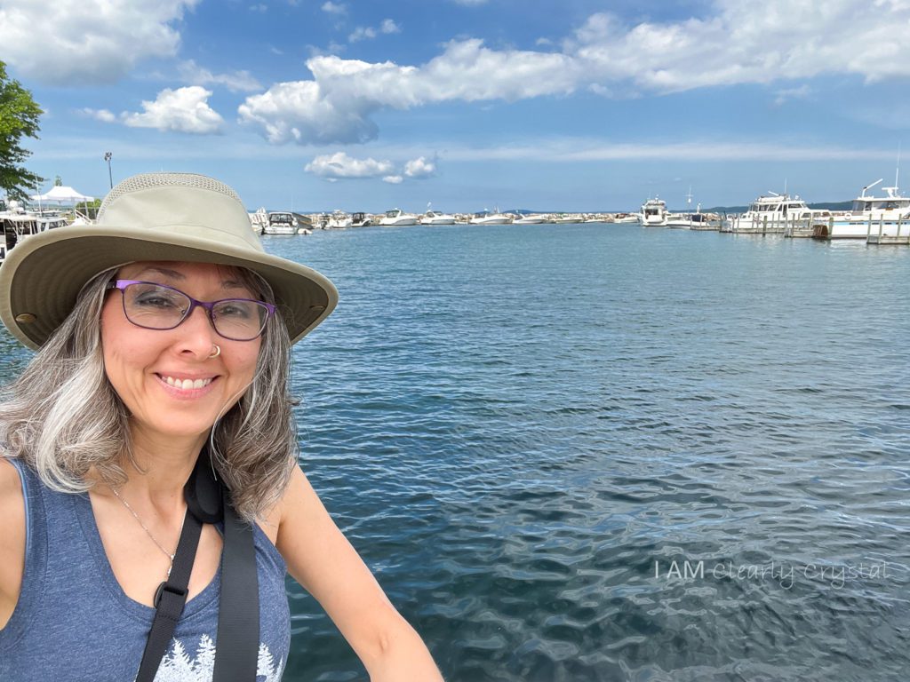 selfie, Lake Michigan, Traverse City Cherry Festival