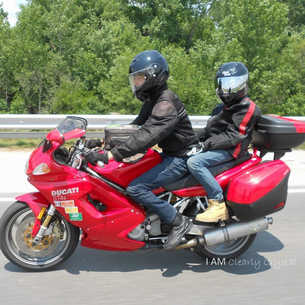 brothers riding Ducati