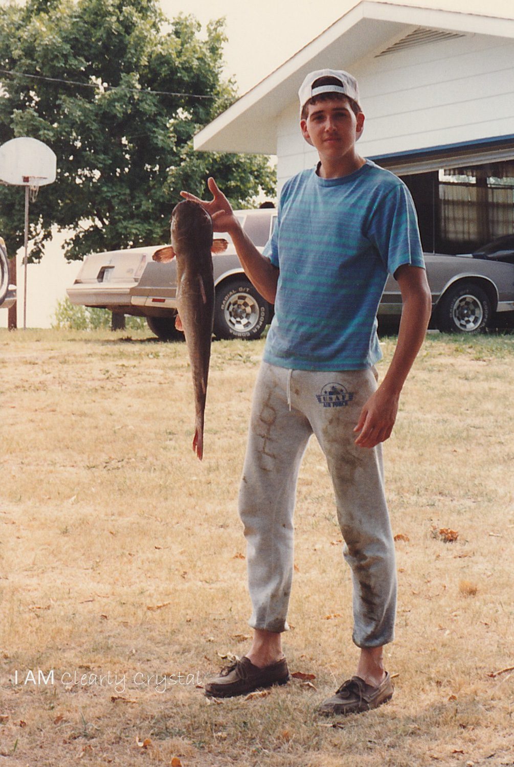 man with fish